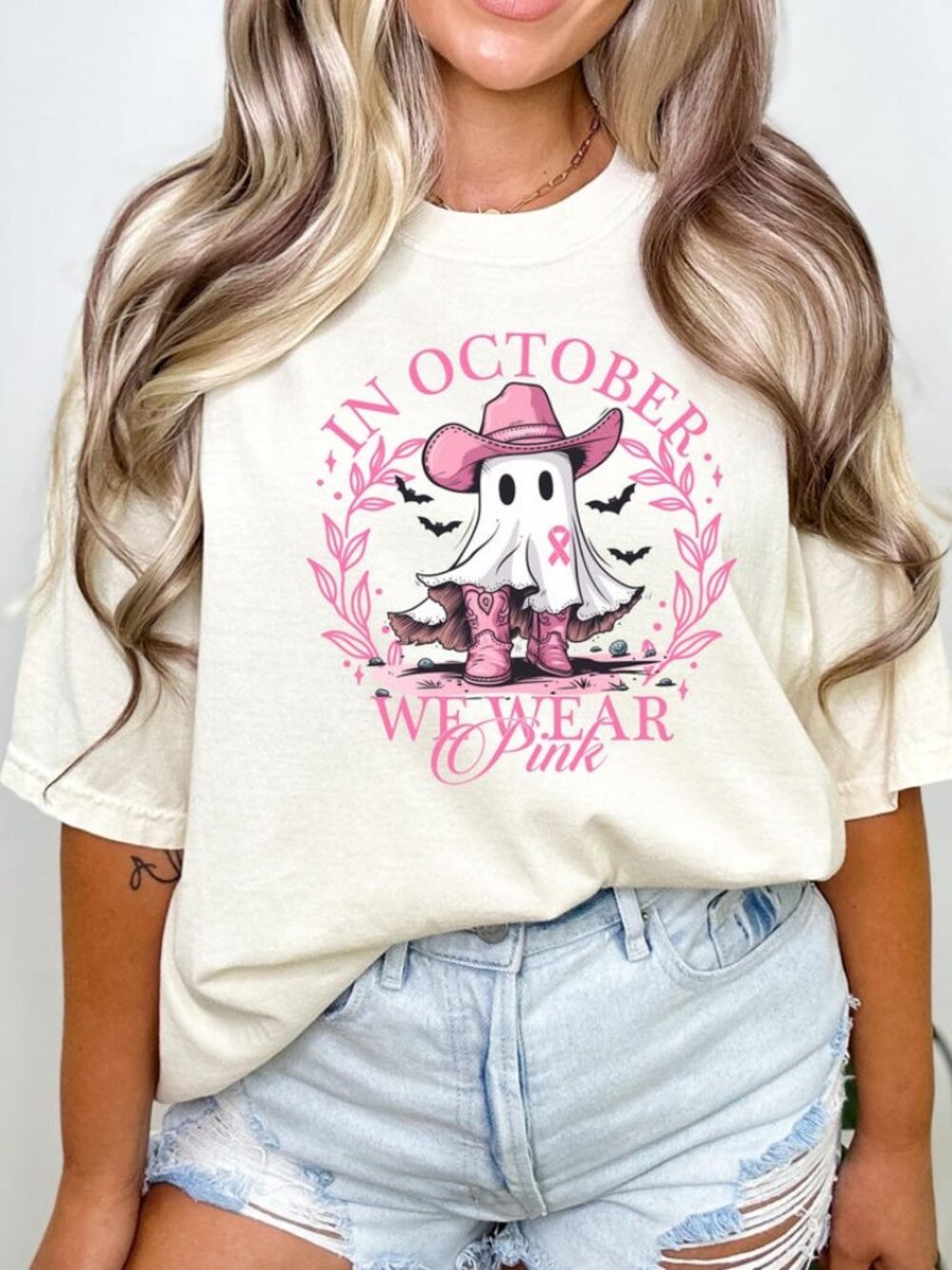 Breast Cancer Ghost Shirt, Breast Cancer Awareness Shirt
